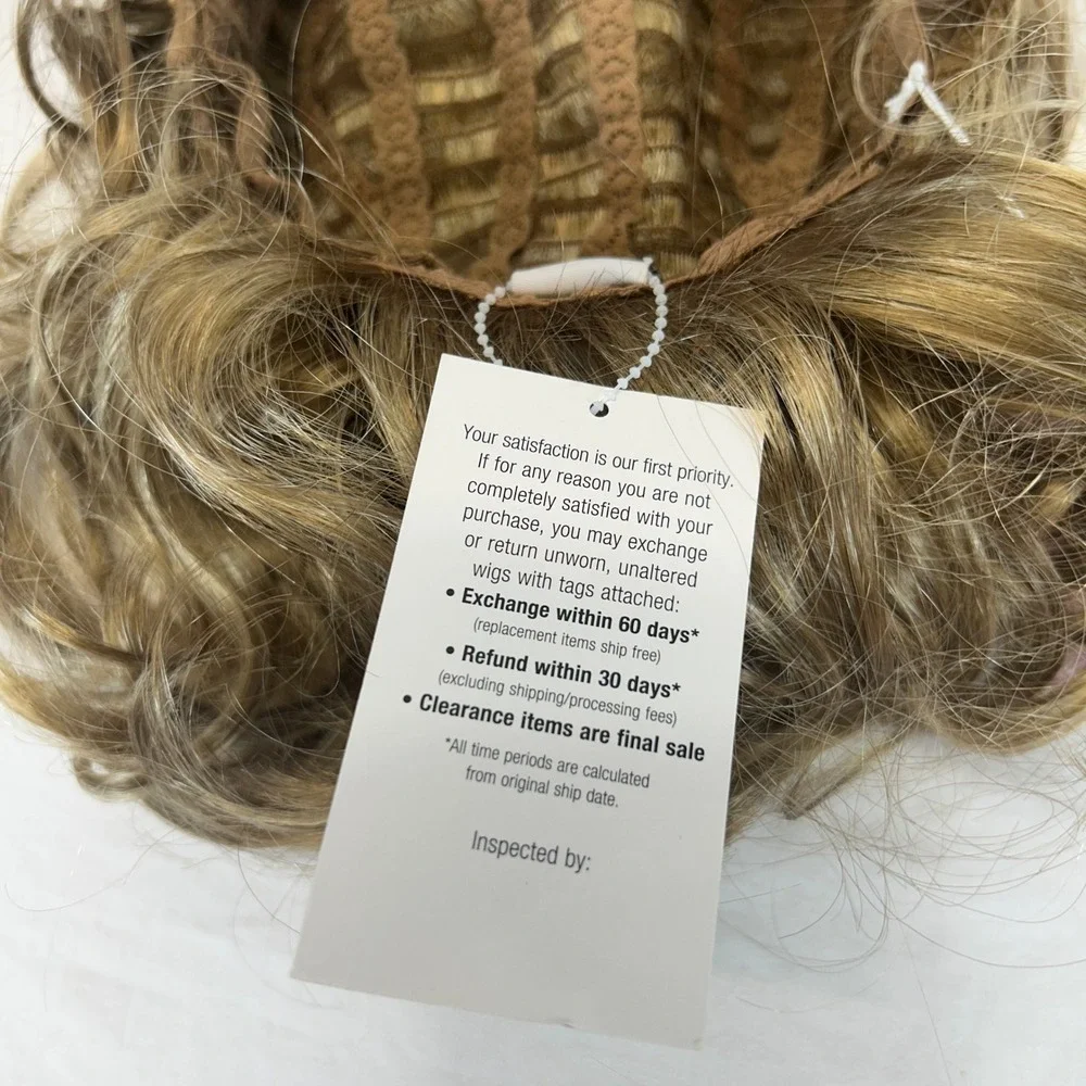 Paula Young Braided Headband With Hair A3025 Color 14/26A Golden Ash Blonde NWT